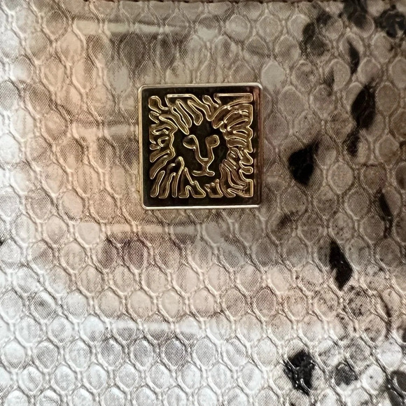 Ann Klein snakeskin wallet  brown/cream - Picture 5 of 16